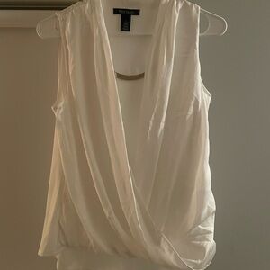 Small White House Black Market White Top